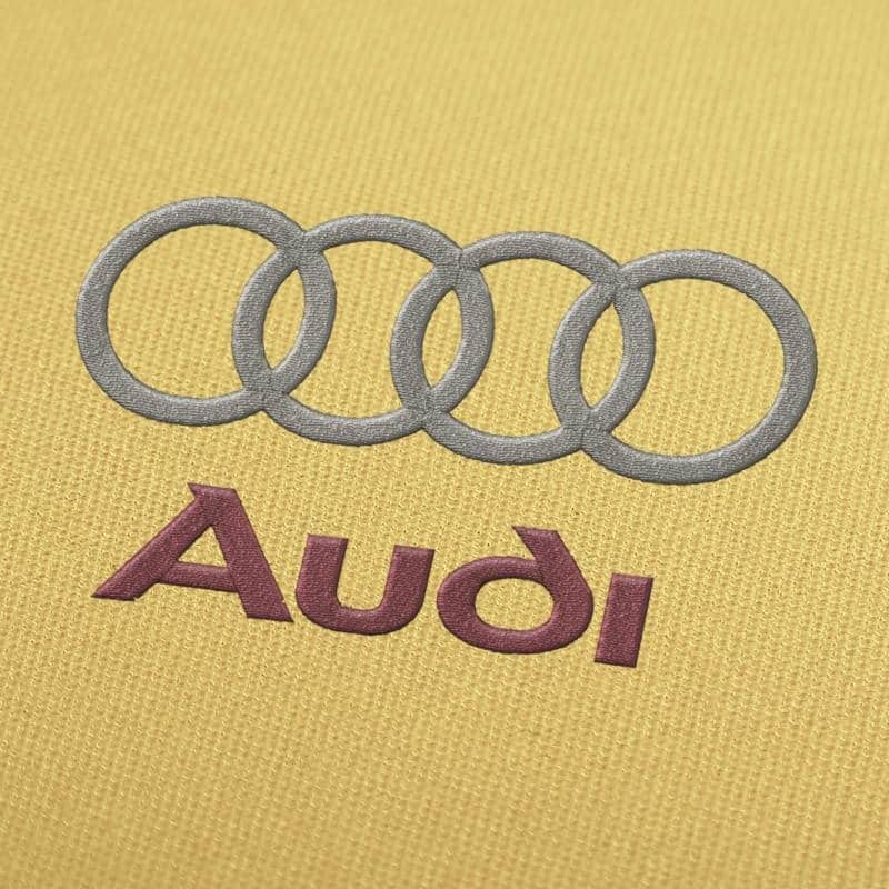 Audi Logo Stickdatei (Design 2)