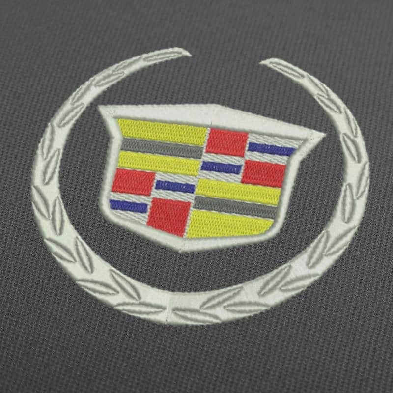Cadillac logo Embroidery Design