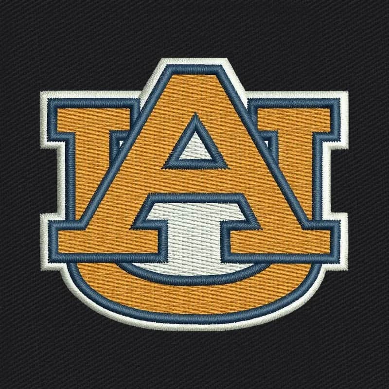 Auburn Tigers Logo 2 Embroidery Design