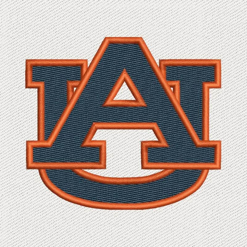 Auburn Tigers Logo 5 Embroidery Design
