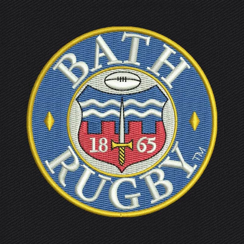 Bath Rugby Club Logo Stickdatei
