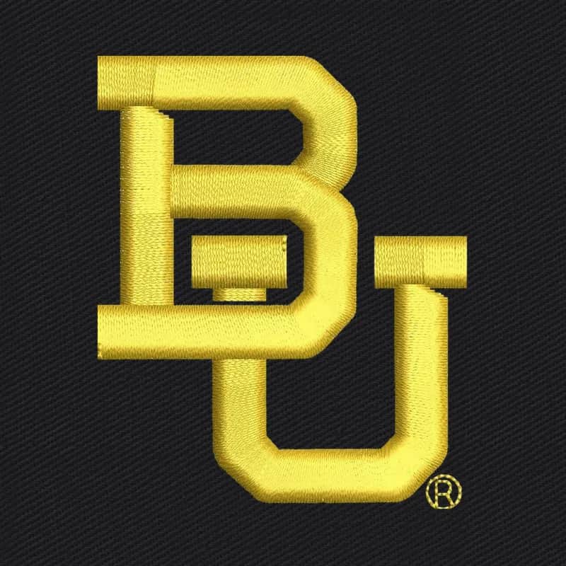 Baylor University Logo Stickdatei