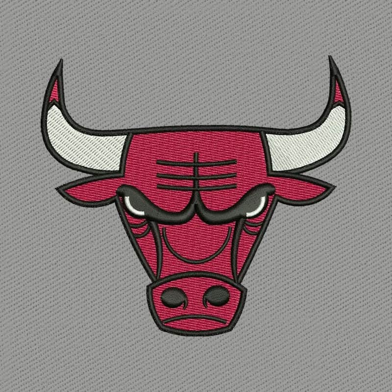 Chicago Bulls Alternate Logo 2 Embroidery Design