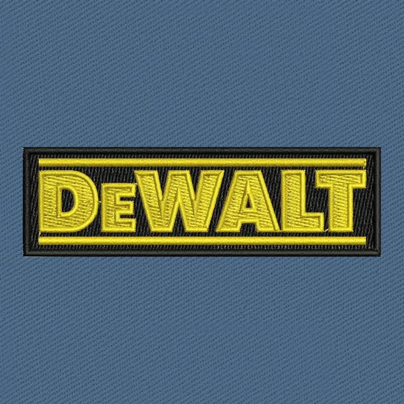 Dewalt Logo Embroidery Design