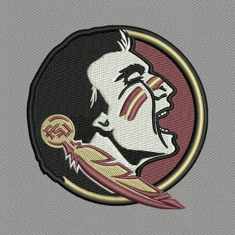Florida State Seminoles Football Team Logo Stickdatei