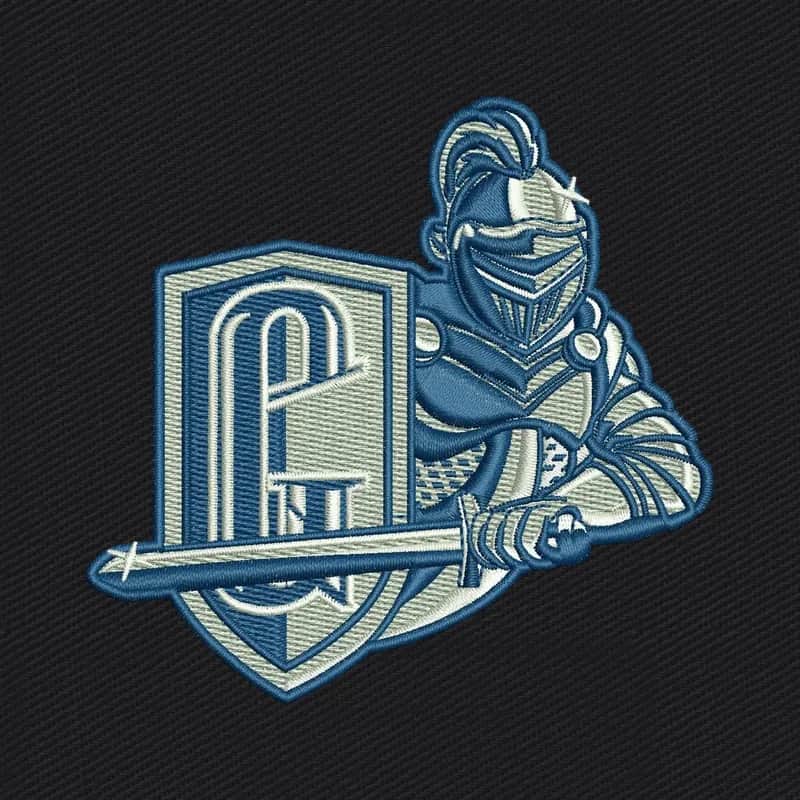Geneseo Knights Logo Embroidery Design