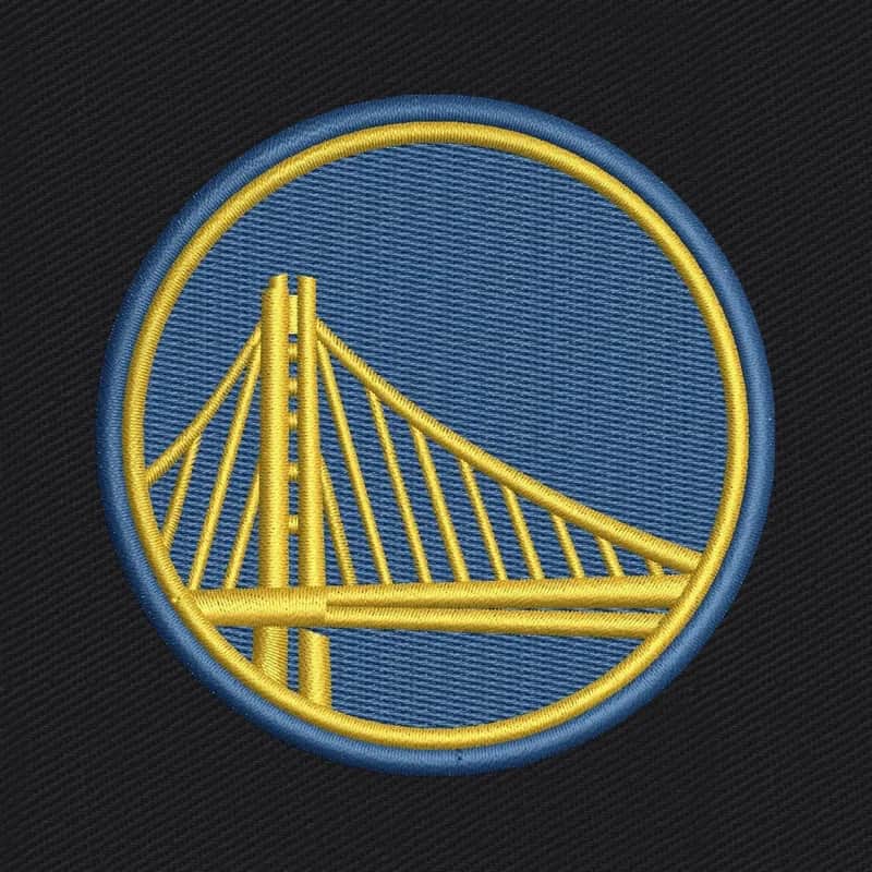 Golden State Warriors Logo 2 Embroidery Design