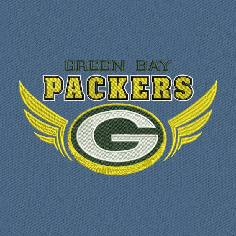 Green Bay Packers Logo 3 Embroidery Design