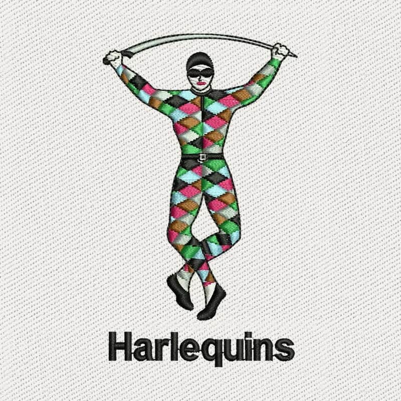 Harlequins Rugby Football Club Logo Stickdatei