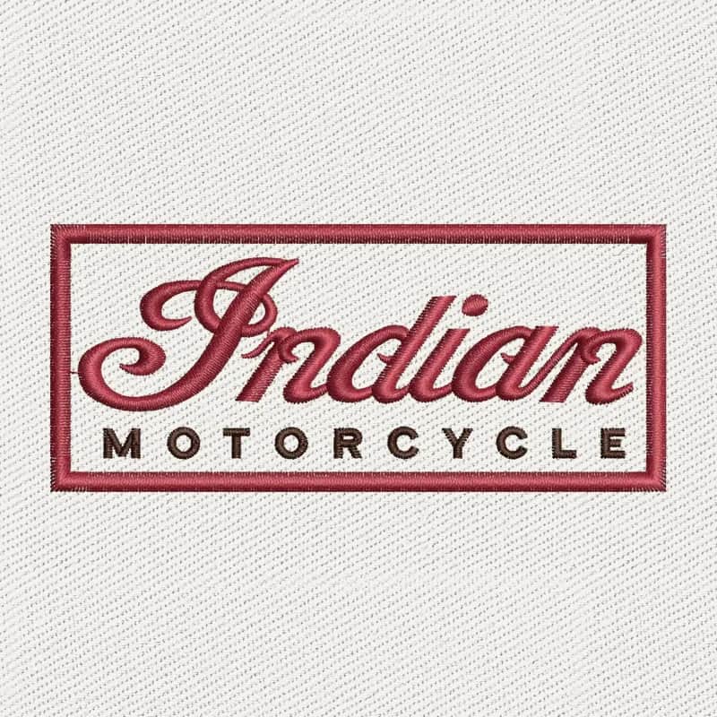 Indian Motorcycles Logo 3 Embroidery Design