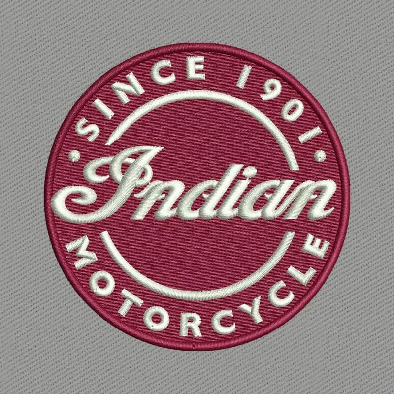 Indian Motorcycles Logo 5 Embroidery Design