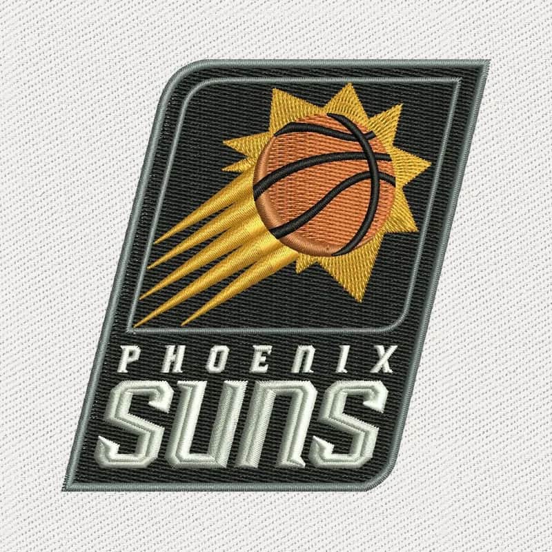 Phoenix Suns Logo Embroidery Design