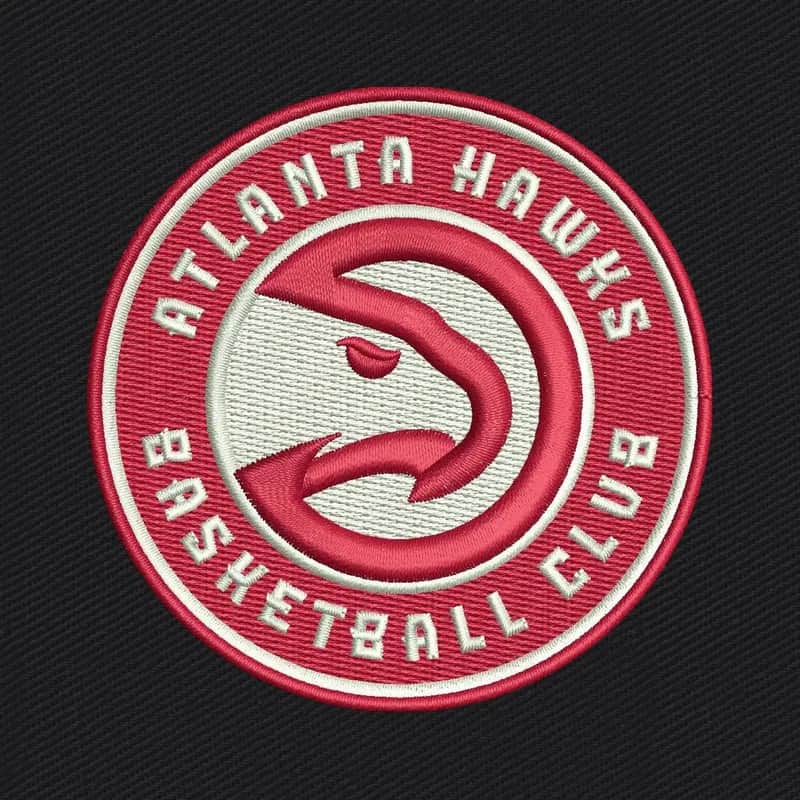 Atlanta Hawks Logo 2 Embroidery Design