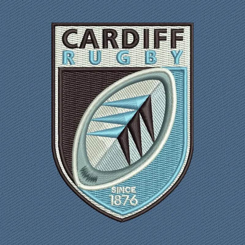 Cardiff Rugby Team Logo Stickdatei