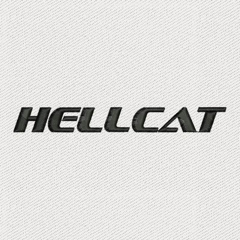 Hellcat Logo 2 Embroidery Design