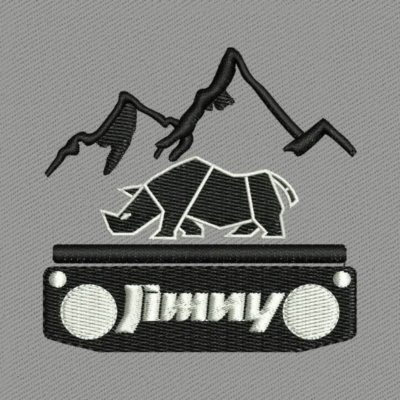 Jimny Logo 4 Stickdatei