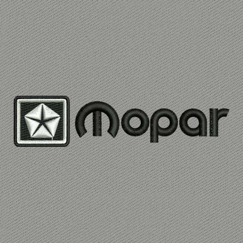 Mopar Logo 2 Embroidery Design