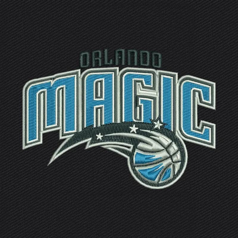 Orlando Magic Logo Embroidery Design