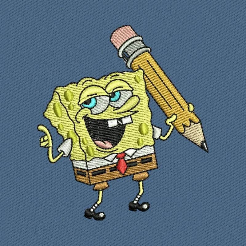 Spongebob Studying Funny Meme Stickdatei