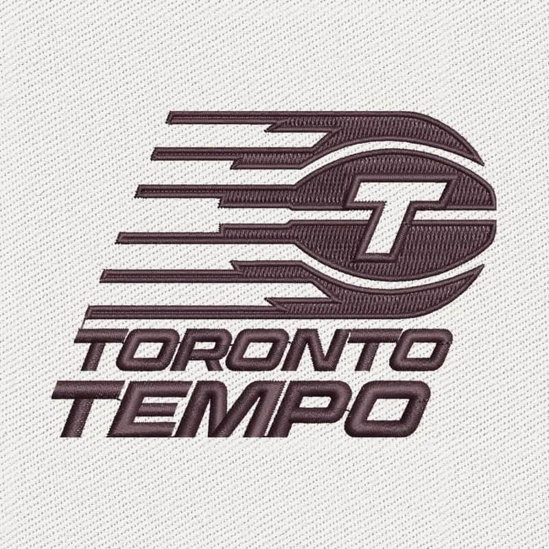 Toronto Tempo Basketball Team Logo Embroidery Design