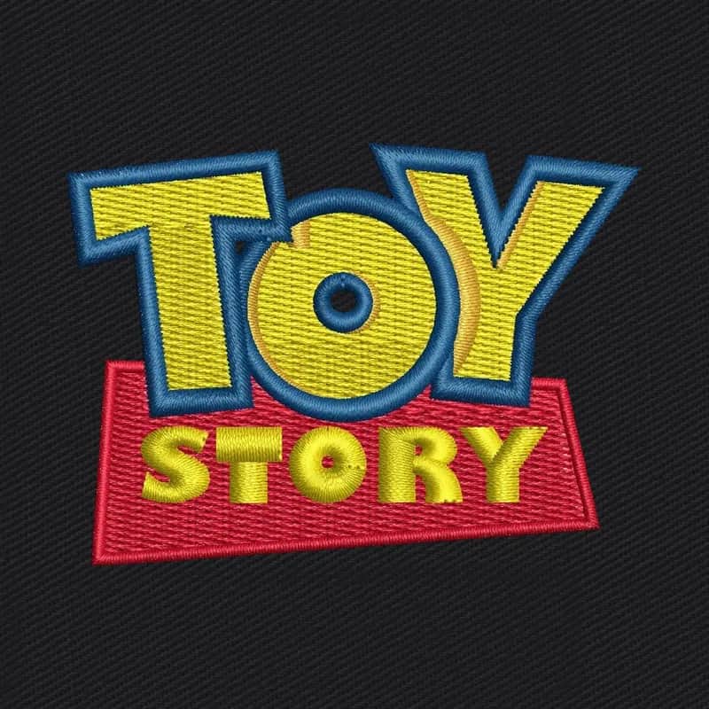 Toy Story Logo Embroidery Design