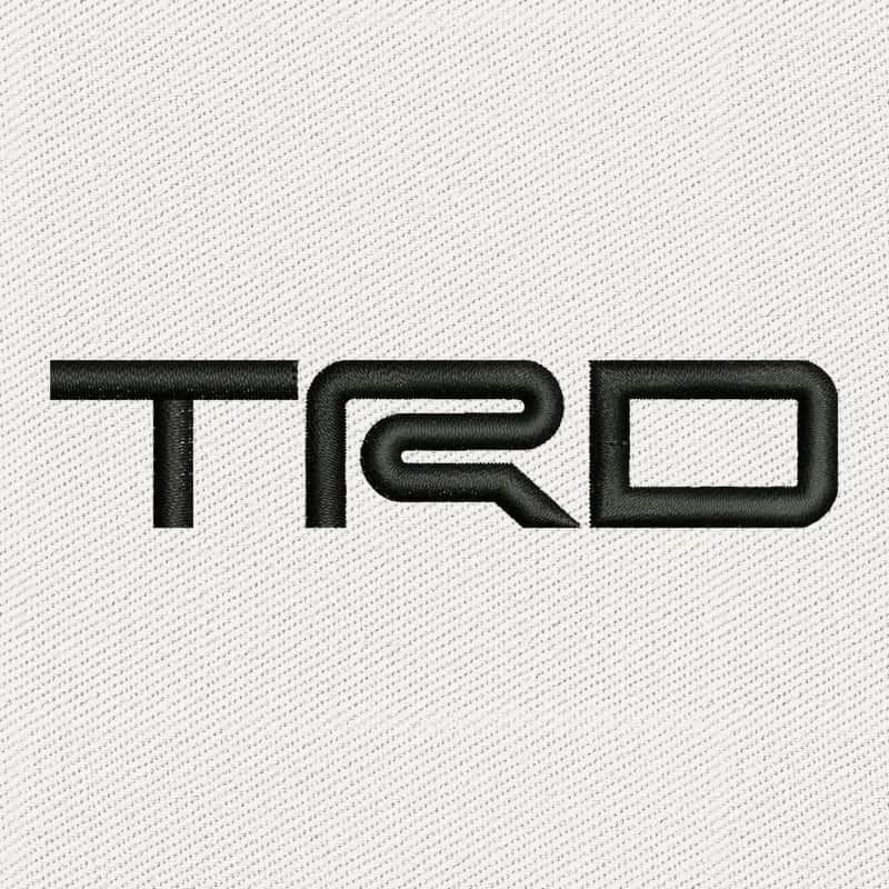 Toyota TRD Logo Stickdatei