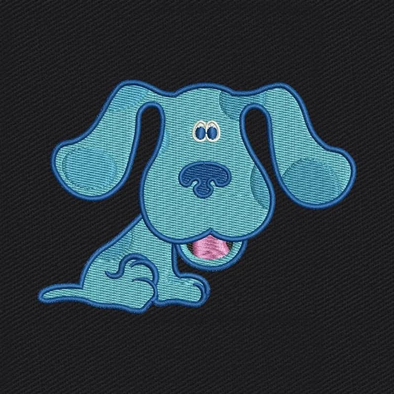 Blue Dog Blues Clues Stickdatei