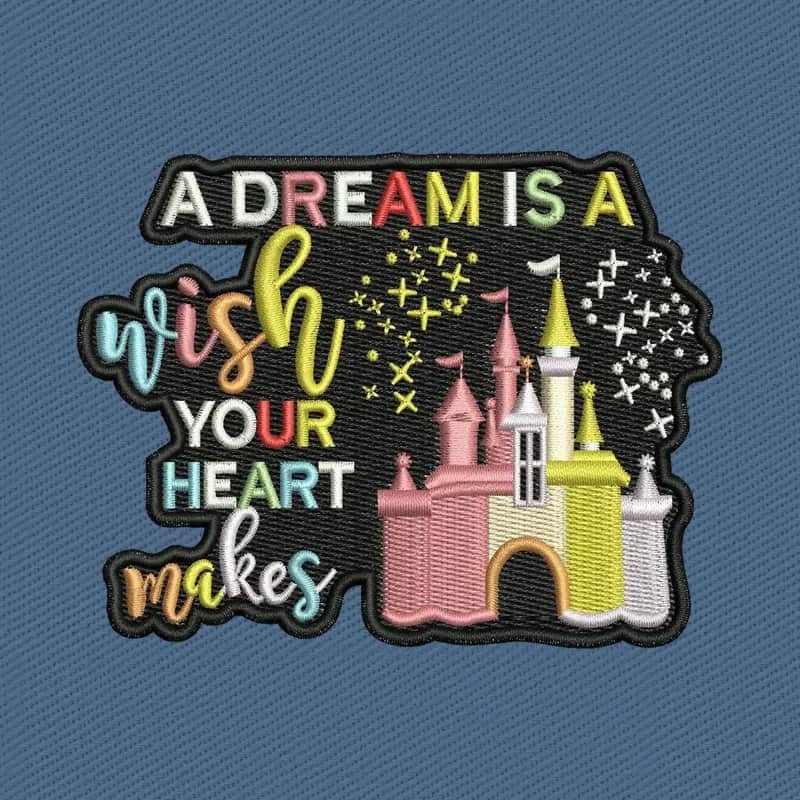 Disney Cinderella Castle Stickdatei