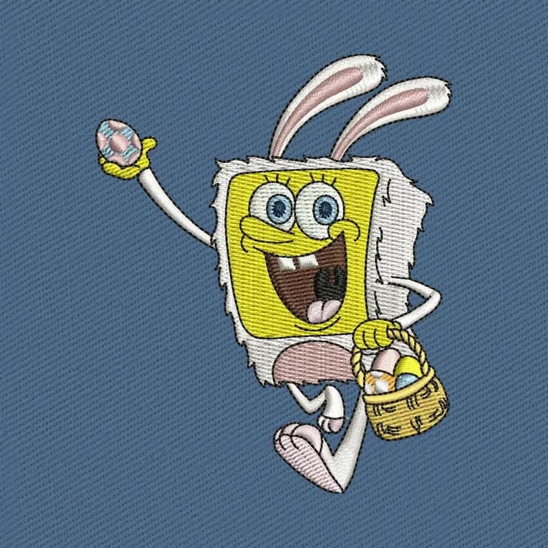 Easter Bunny SpongeBob Stickdatei