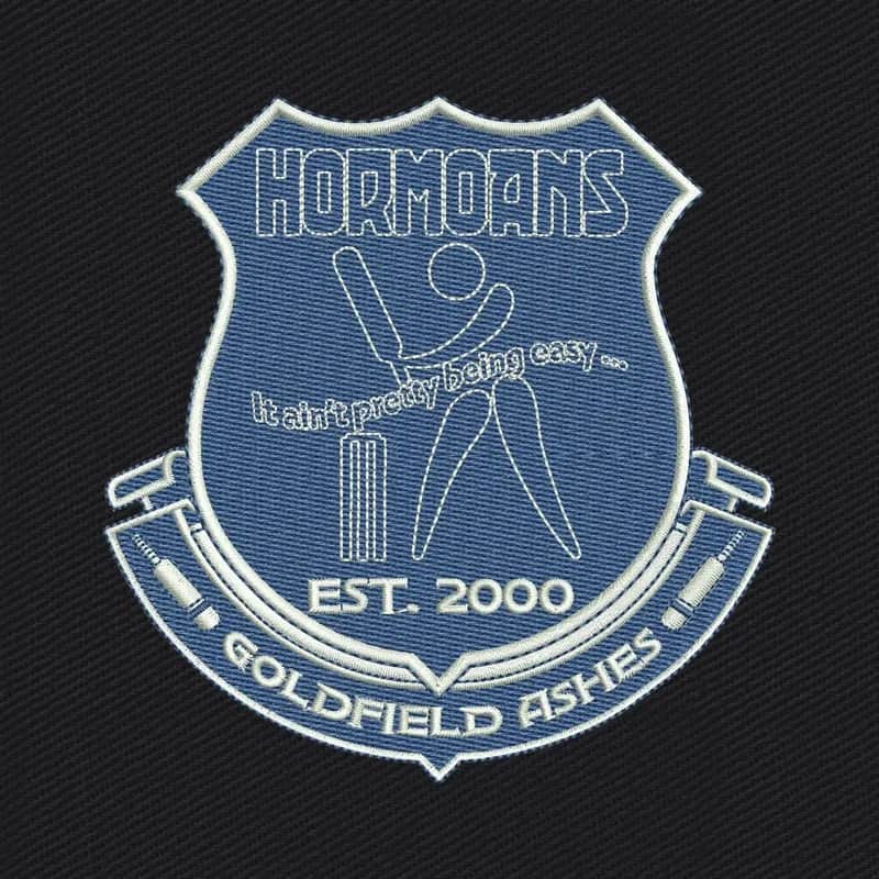 Hormoans Goldfields Ashes Cricket Logo Stickdatei