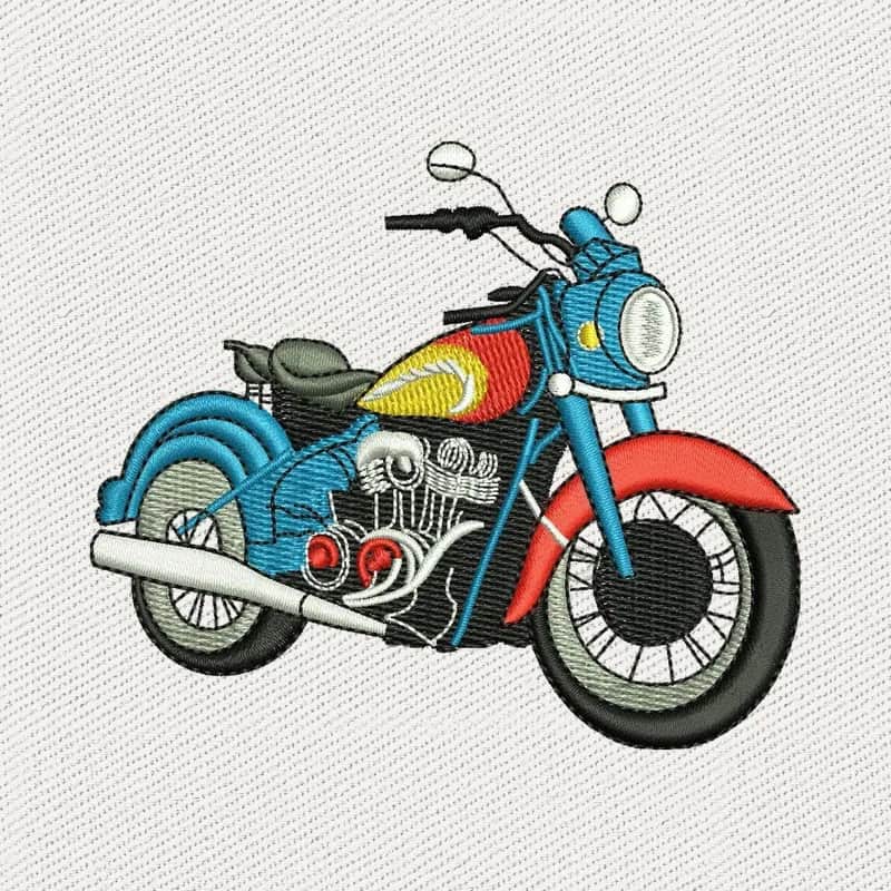 Indian Motorcycles 3 Embroidery Design