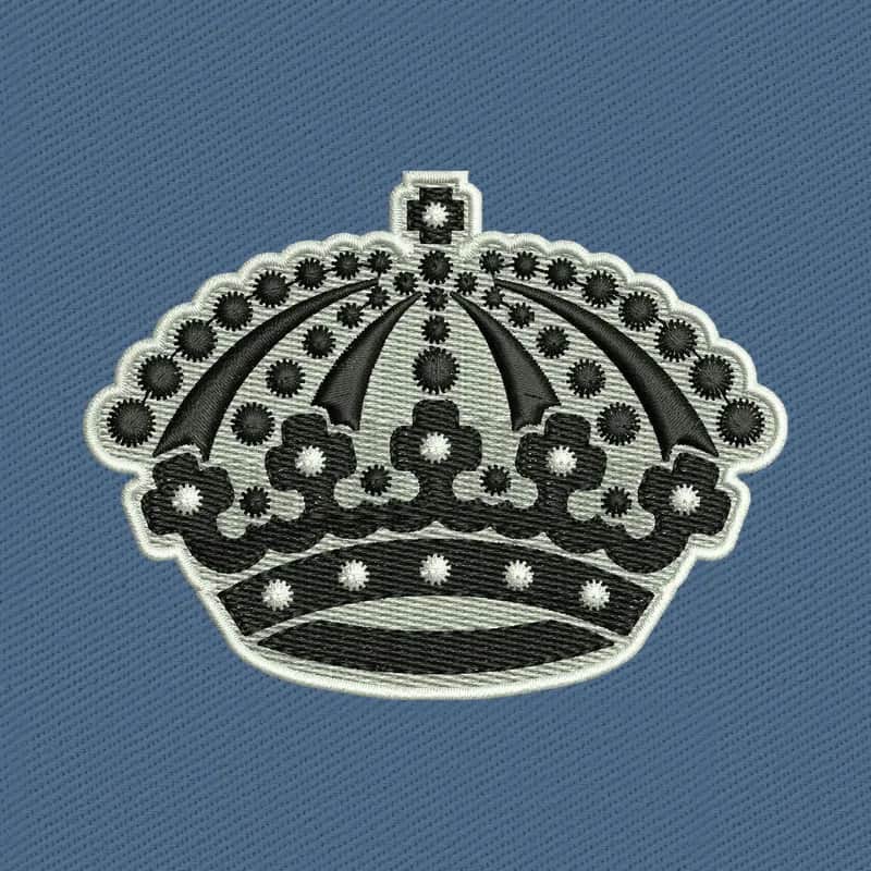 Los Angeles Kings Alternate Logo Embroidery Design