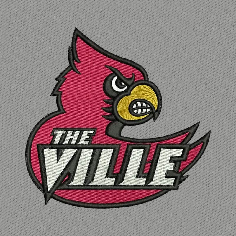 Louisville Cardinals The Ville Maskottchen Stickdatei