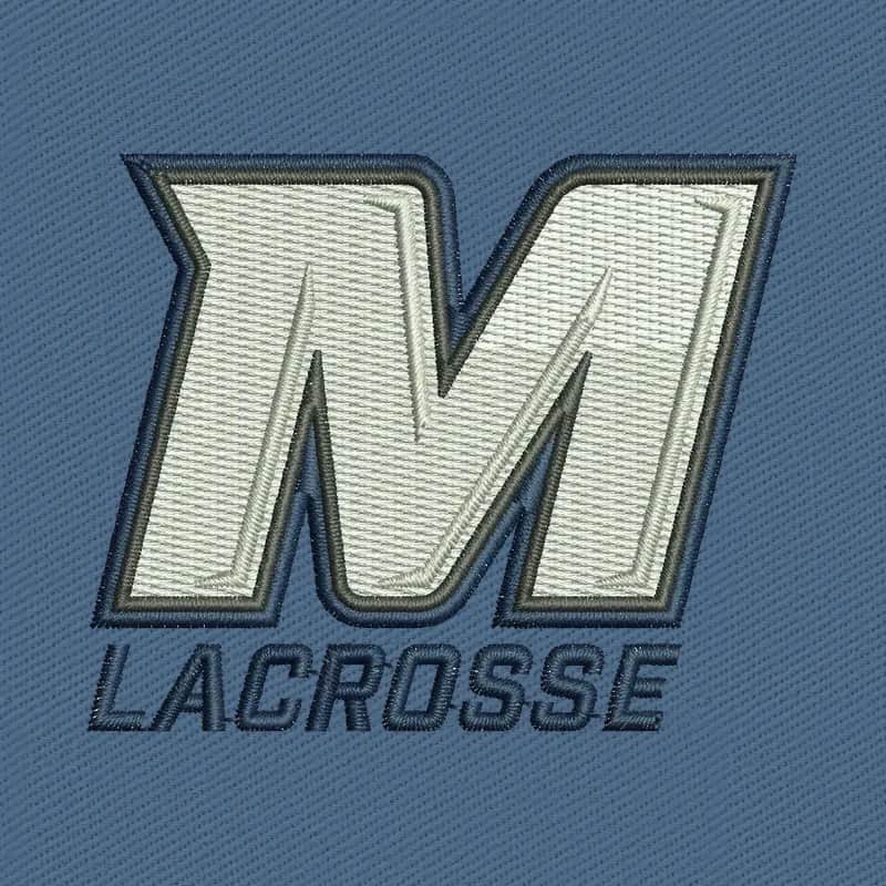 Monmouth Hawks Basketball Team Embroidery Design