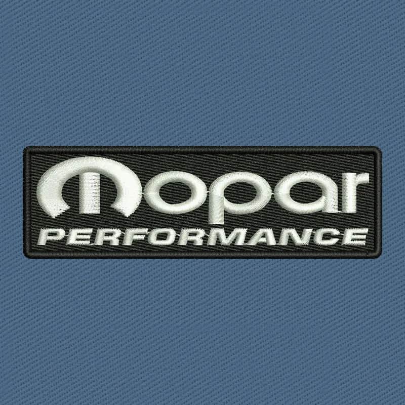 Mopar Performance Logo 2 Embroidery Design