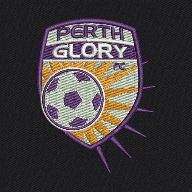 Perth Glory Football Club Logo Embroidery Design