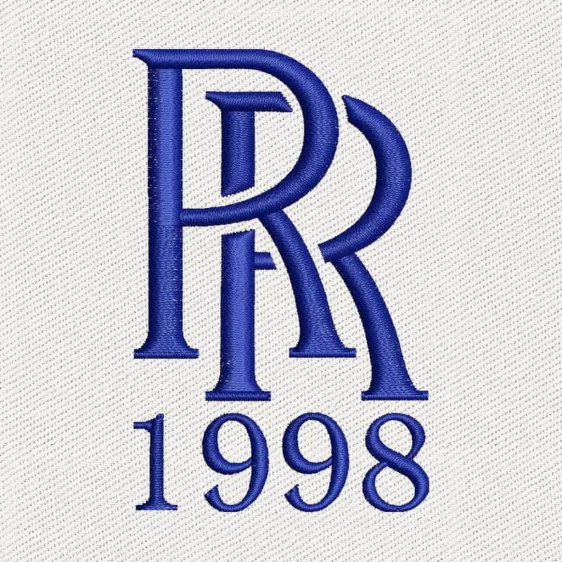 Rolls Royce Holdings Logo Embroidery Design