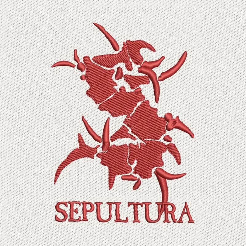 Sepultura Logo 2 Stickdatei