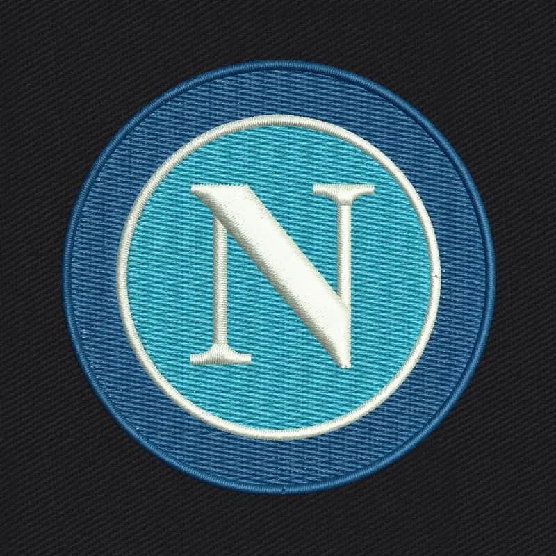 SSC Napoli Football Club Logo Embroidery Design