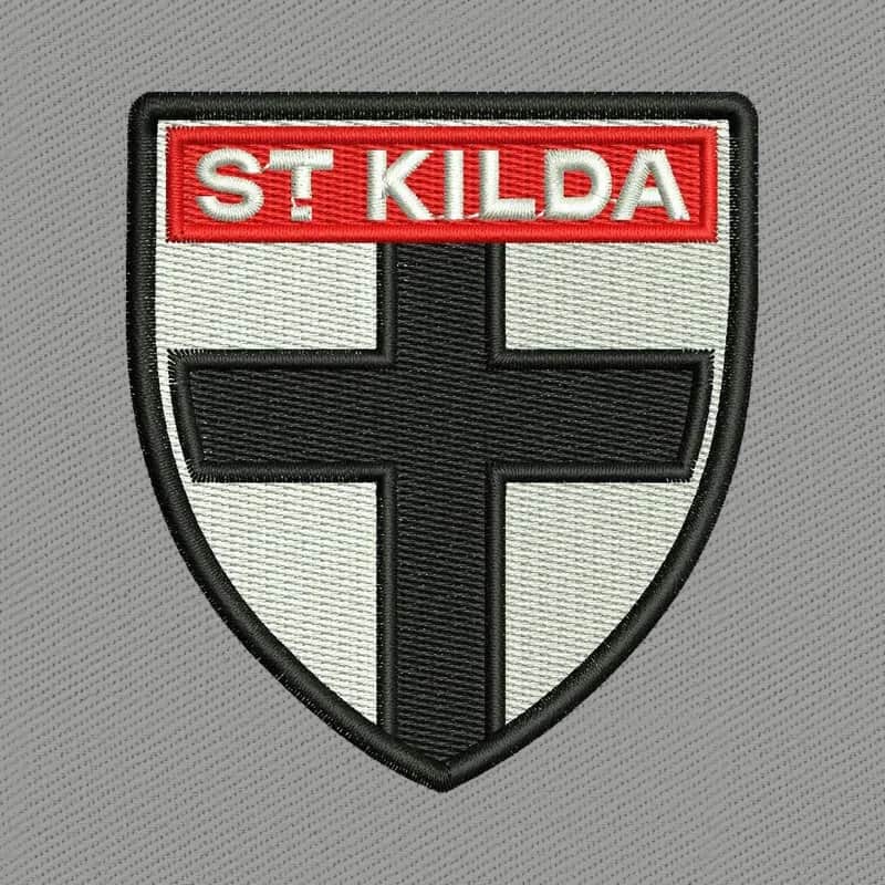 St. Kilda Football Club Embroidery Design