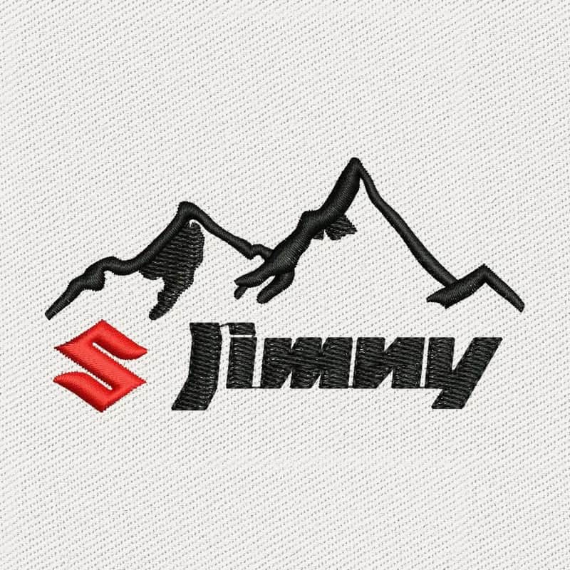 Suzuki Jimny SUV Logo Stickdatei