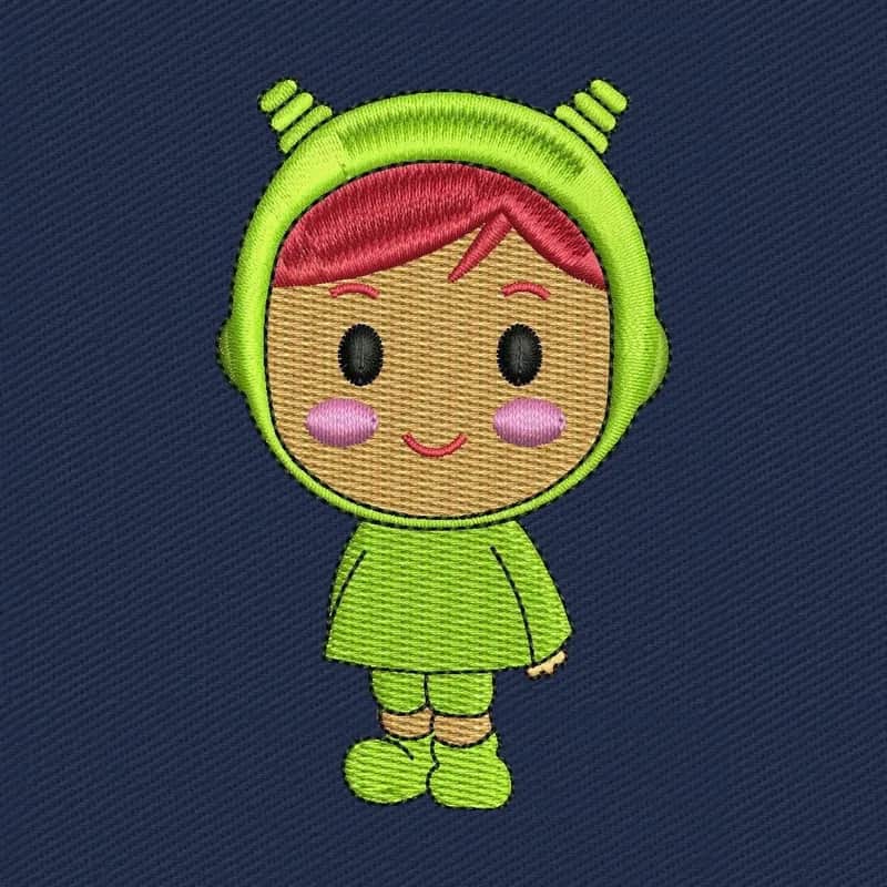 Unbekannt Pocoyo Nina Embroidery Design