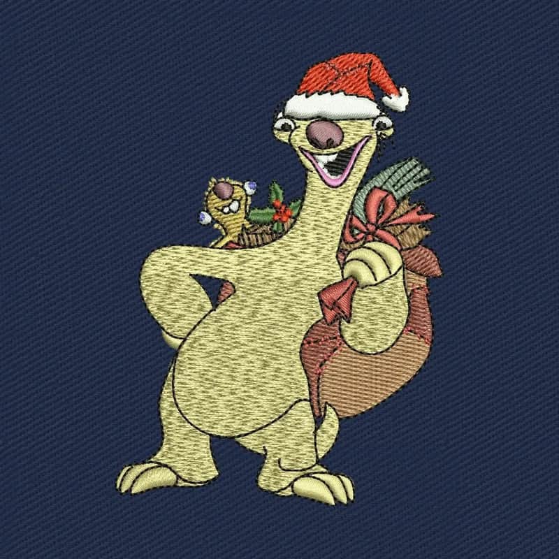 Weasel Sid Ice Age Stickdatei