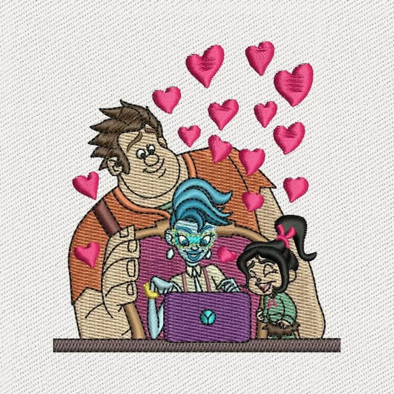 Wreck It Ralph Stickdatei