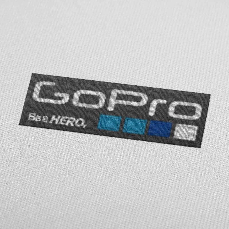 GoPro logo Embroidery Design