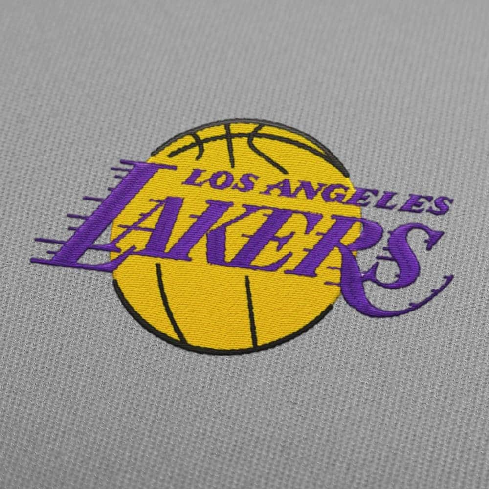 Los Angeles Lakers Embroidery Design
