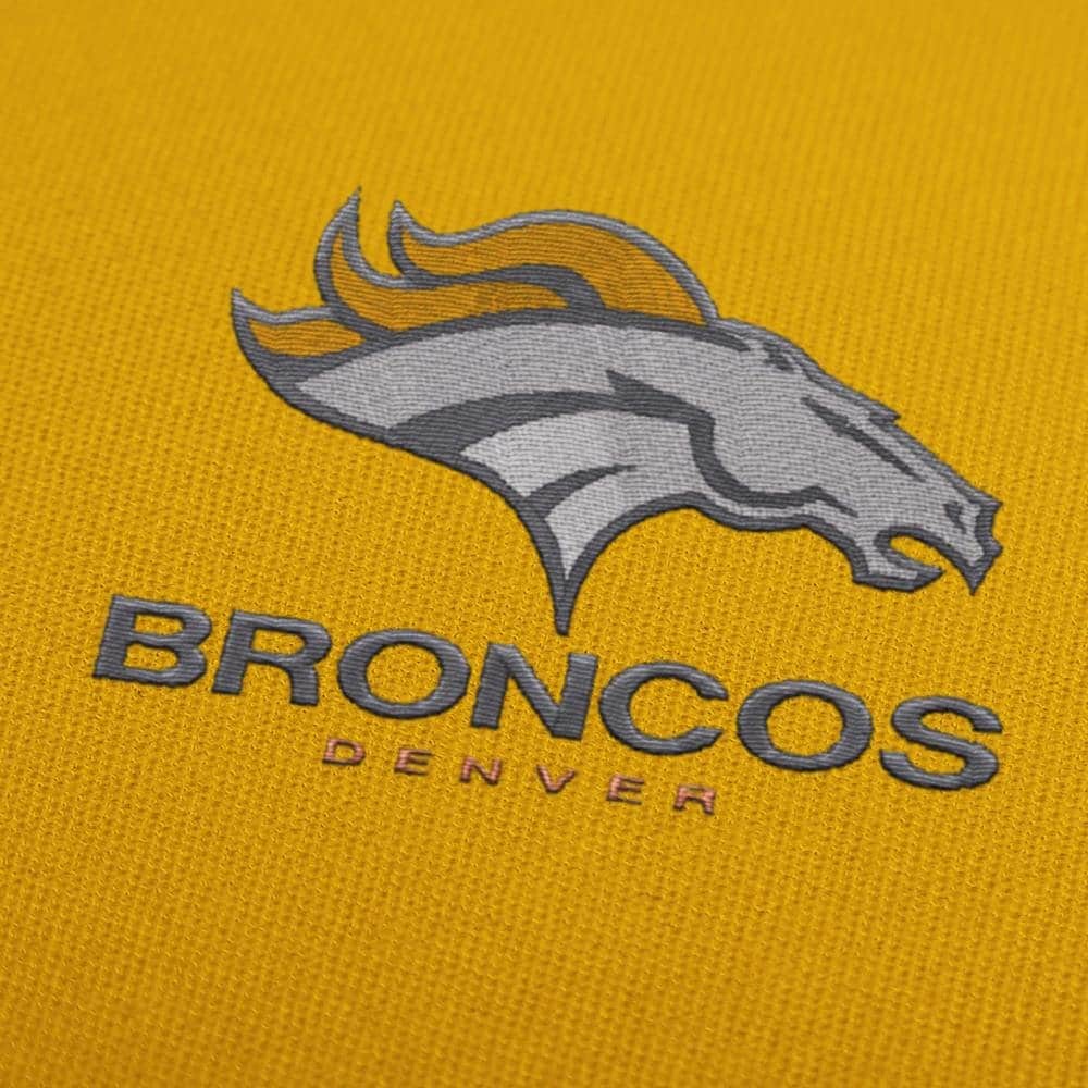 Denver Broncos Logo Embroidery Design