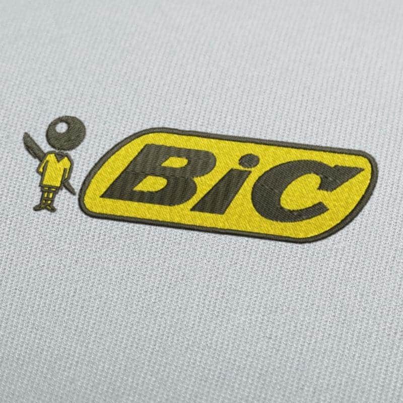 Bic Logo Embroidery Design
