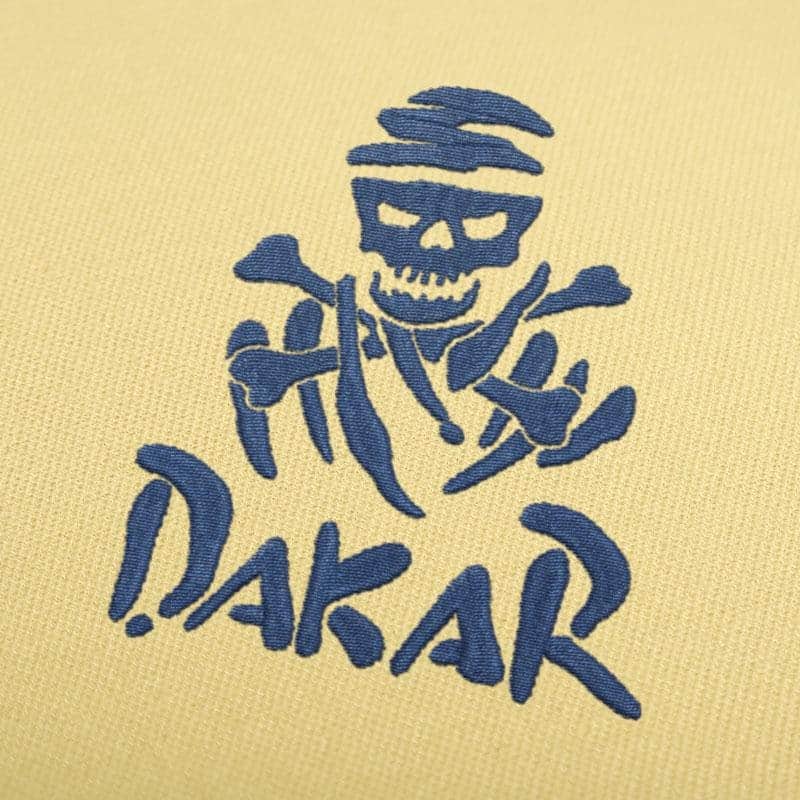 Dakar Totenkopf Logo Stickdatei