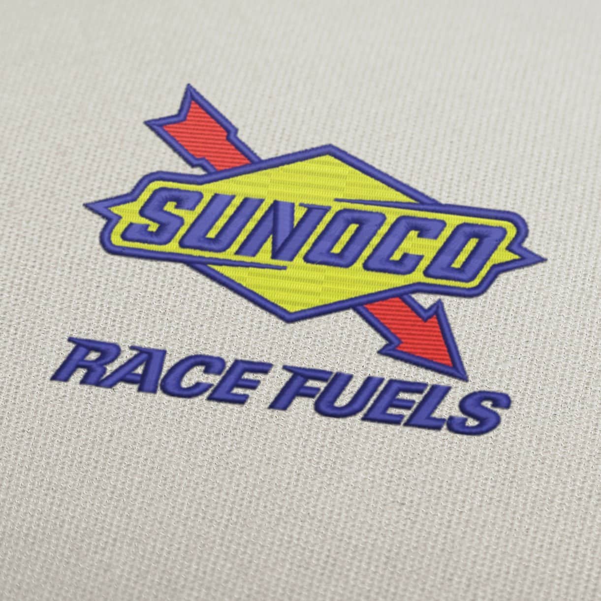 Sunoco Race Fuels Logo Embroidery Design